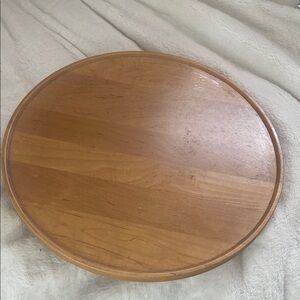 Longaberger Not So Lazy Susan. EUC. Rate. Warm Brown